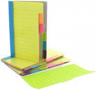 Redi-Tag Divider Sticky Notes 60 Ruled Notes, 4 x 