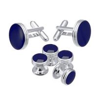 Salutto Men's Cufflinks and Studs Set for Formal F