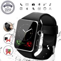 Smart Watch, Bluetooth Smartwatch Touch Screen Wrist Watch with Camera/SIM Card Slot