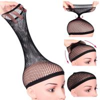 Verbier Stretchable Full Head Net Wig Cap For Women Black