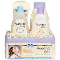 Aveeno Baby Mommy & Me Daily Bathtime Gift Set including Baby Wash & Shampoo, Calming Baby B