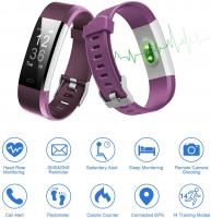 LETSCOM Fitness Tracker HR, Activity Tracker Watch with Heart Rate Monitor, Waterproof Smart Fitness