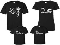Disney trip King Queen Prince Princess Tee Shirt F&hellip;