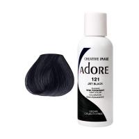 Adore, Creative Image, Semi Permanent Hair Color 121, Jet Black -