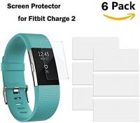 AK Fitbit Charge 2 Screen Protector, High Definition Ultra Films Clear Screen Protector for Fitbit C