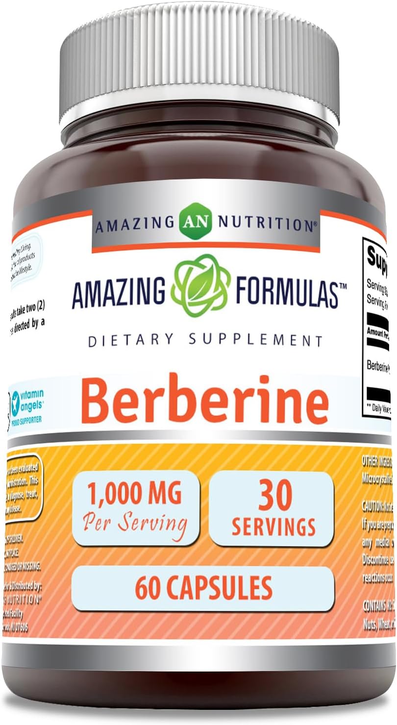Amazing Formulas Berberine 1000mg Per Serving 60 C