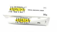 ANESTEN Topical Anesthetic Cream for Tattooing Waxing Piercing Pain - 1 Oz (30g )