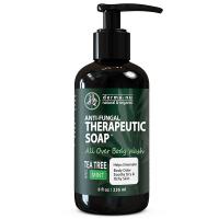 Antifungal Antibacterial Soap & Body Wash - Natural Anti-Fungal Treatment with Tea Tree Oil  For