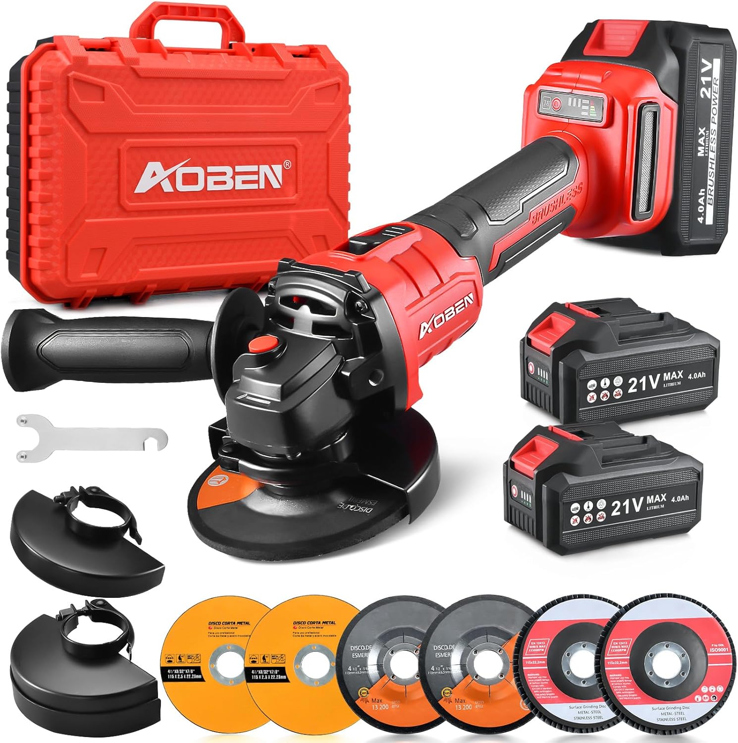 AOBEN Cordless Brushless Grinder & P