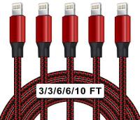 Apple MFi Certified iPhone Charger,Estbuc 5Pack[3/&hellip;