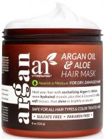 Argan Oil Aloe Hair Mask, Argan Hair Conditioner Mask for Dry and Damaged Hair, Sulfate & Parabe