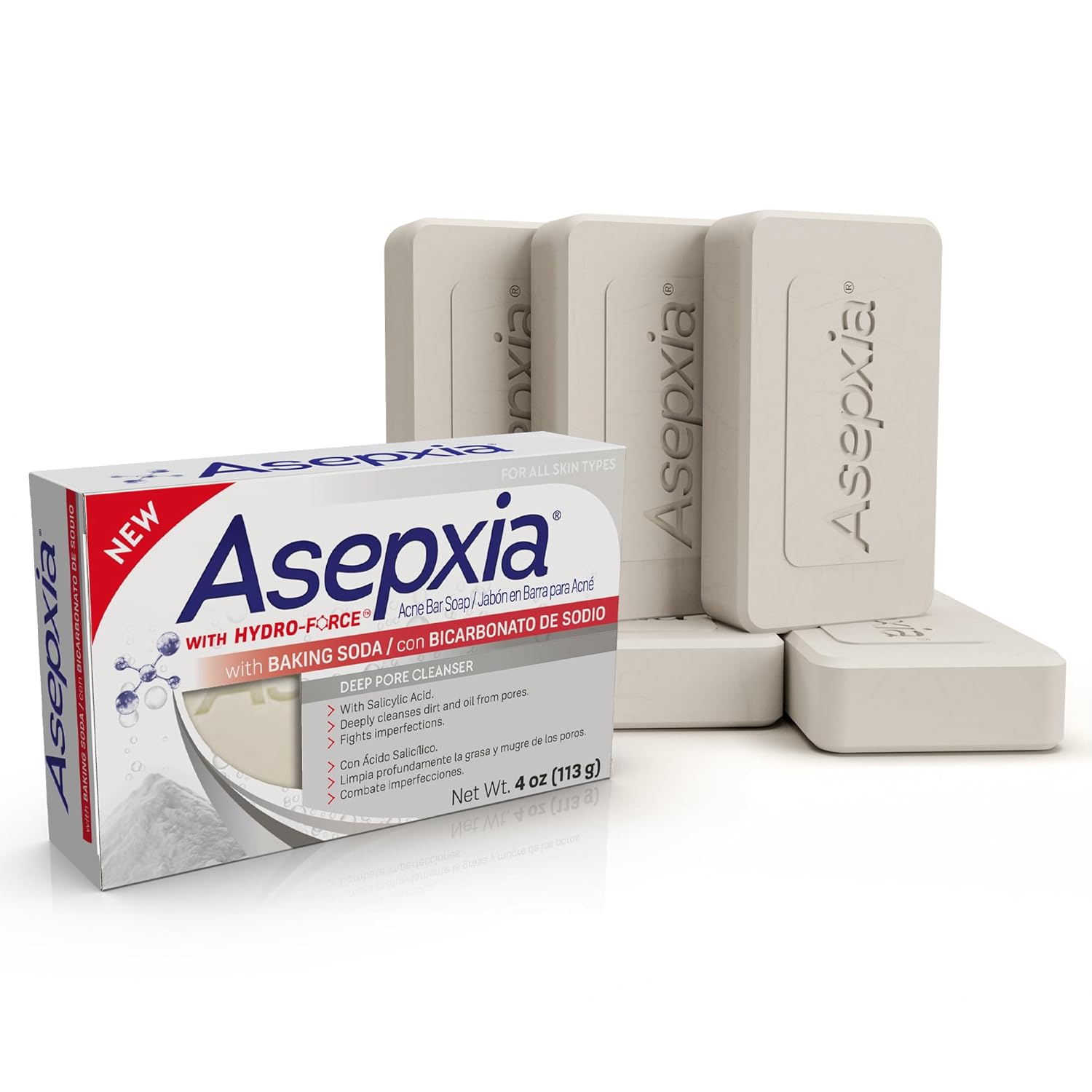 Asepxia Acne Treatment Bar Soap with Baking Soda -