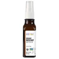 Aura Cacia Organic Rosehip Skin Care Oil | GC/MS Tested for Purity | 30ml (1 fl. oz.)