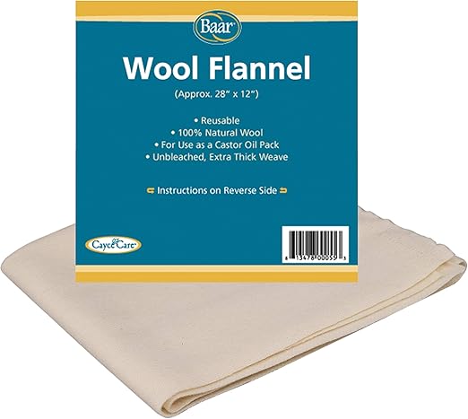 Baar Products - Wool Flannel for Castor Oil packs &hellip;