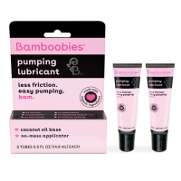 Bamboobies Organic Breast Pump Lubricant and Nipple Cream for Breastfeeding, Pack of 2 - 0.5 Fl.Oz (