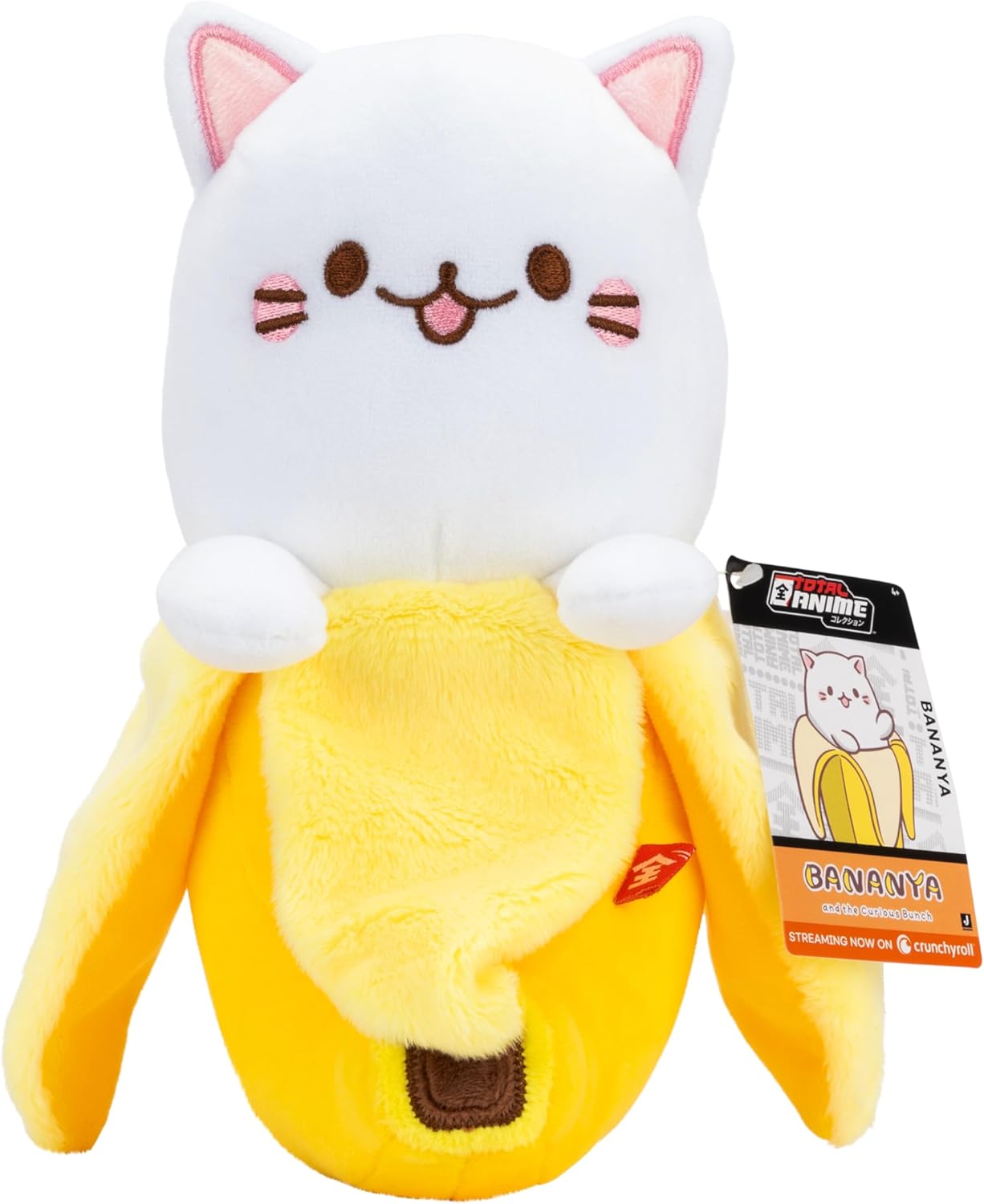 Total Anime Bananya - 8-Inch Super Soft Plush with&hellip;