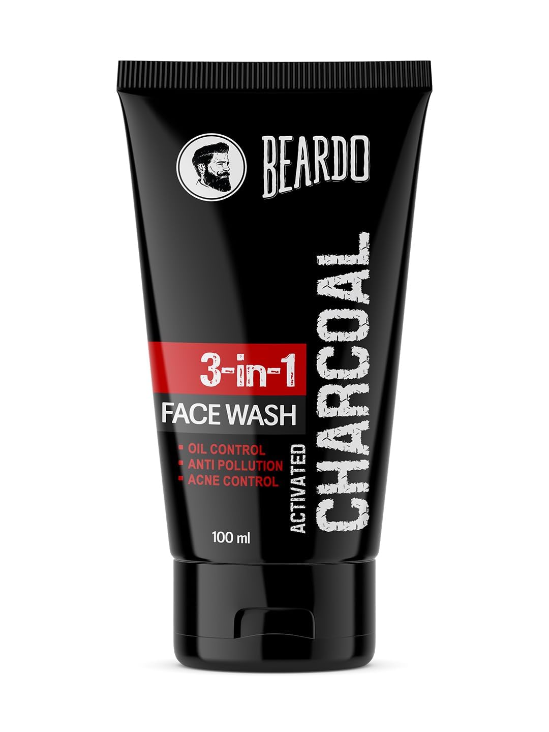 Beardo Activated Charcoal Anti-Pollution Face Wash&hellip;