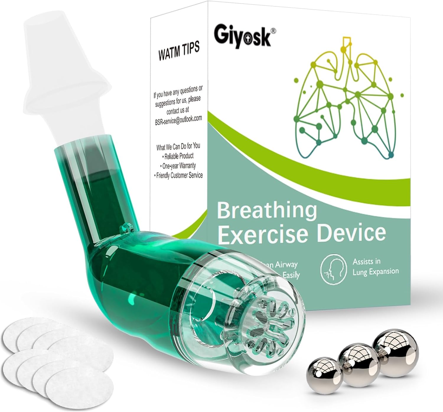 Breathing Exercise Device for Lungs - Lung Expansi&hellip;