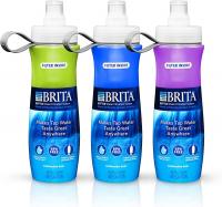 Brita Sport Water Filter Bottle, 3/Pack, 20 Ounce