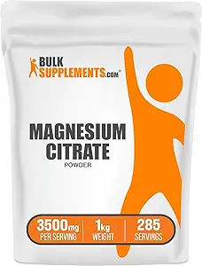BulkSupplements Pure Magnesium Citrate Powder (1 K&hellip;