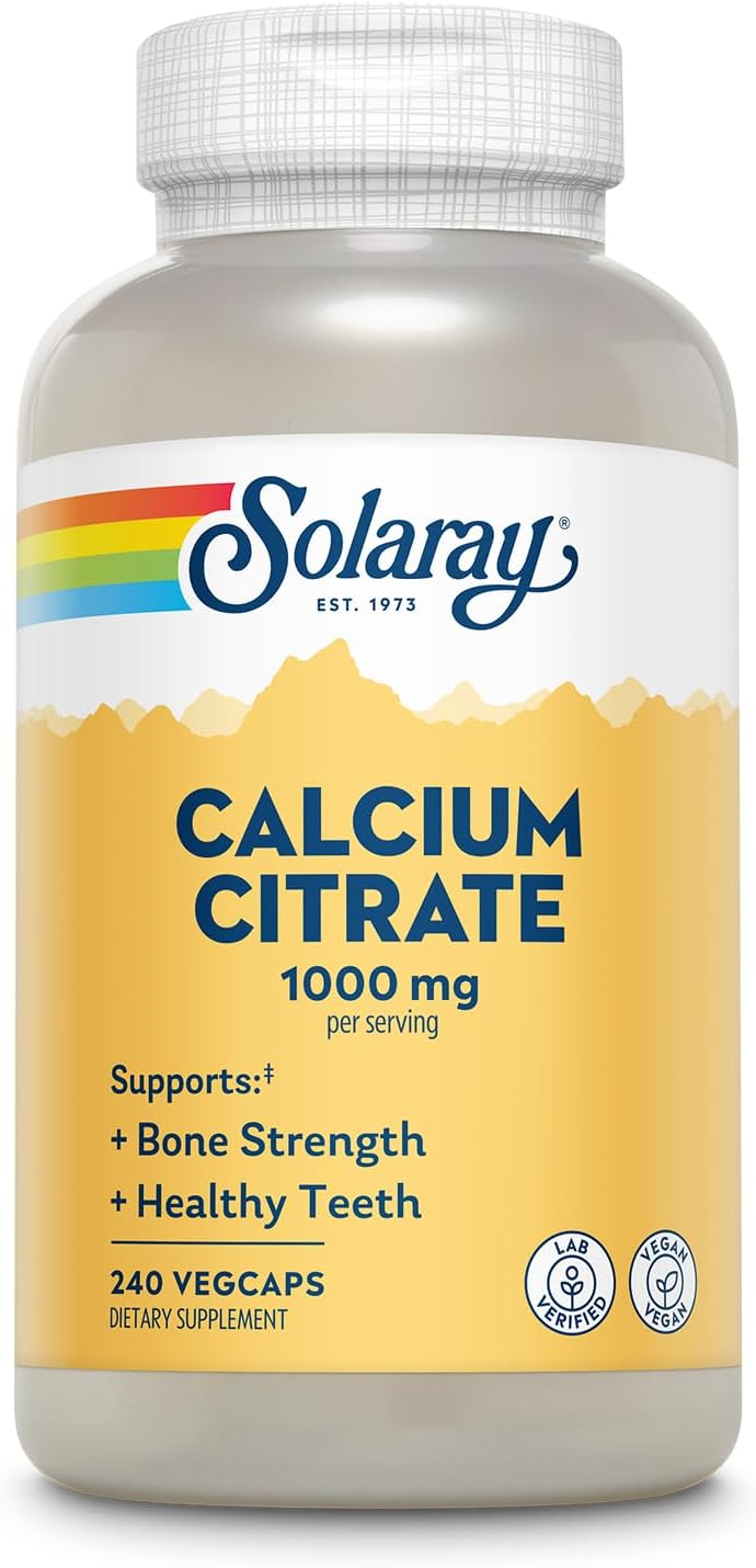 Solaray - Calcium Citrate Complex, 1000 mg, 240 ca&hellip;