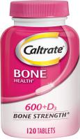 Caltrate 600 Plus D3 Calcium and Vitamin D Supplement Tablets, Bone Health Supplements for Adults - 120 Count