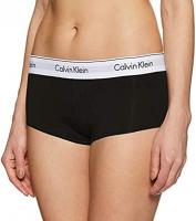 Calvin Klein Women s Modern Cotton Short, Black, M…