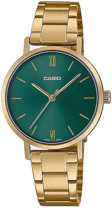 Casio LTP-VT02G-3A Women’s Minimalist Gold Watch