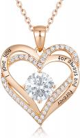 CDE Forever Love Heart Pendant Necklaces for Women