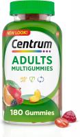 Centrum MultiGummies Gummy Multivitamin for Adults D, B and E, Assorted Fruit Flavor - 180 Count - N