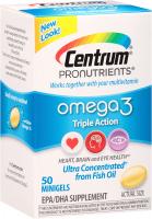 Centrum ProNutrients Omega-3 Triple-Action Concentrated Fish Oil (50-Count MiniGels)