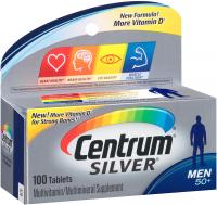 Centrum Silver Men Multivitamin/Multimineral Supplement - (100-Count Tablets, Pack of 4)