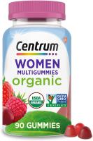 Centrum Women's Organic Multigummies Multivitamin Gummies for Women Metabolism, and Hair Skin and Na
