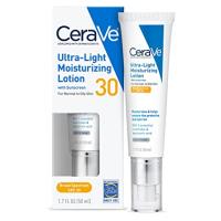 CeraVe Moisturizing Lotion SPF 30| Sunscreen and Face Moisturizer with Hyaluronic Acid & Ceramid