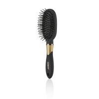 Conair Velvet Touch Mid-Size Cushion Hair Brush with Nylon Bristles and Soft-Touch Handle for Women 