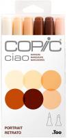 Copic Marker Ciao Markers, Skin, 6-Pack