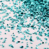 Crushed Glass Irregular Metallic Chips Sprinkles Chunky Glitter, for Nail Arts Craft DIY Vase, 3.5 O
