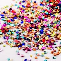 Crushed Glass Irregular Metallic Chips Sprinkles C&hellip;