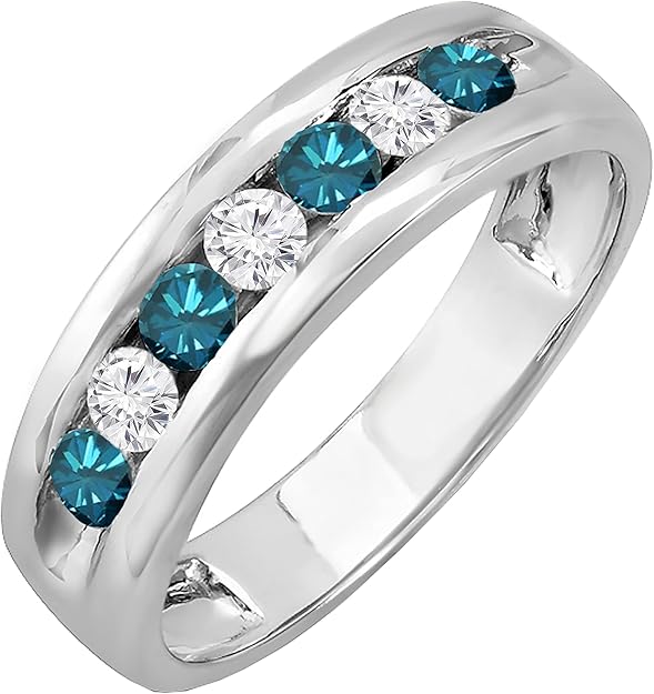 Dazzlingrock Collection 0.85 Ct Tw 14K Solid White&hellip;