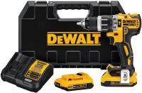 DEWALT 20V MAX* XR 2.0-Amp Compact Hammer Drill Kit (DCD796D2) - Yellow