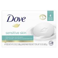 Dove Beauty Bar More Moisturizing Fragrance Free, Hypoallergenic Sensitive Skin Cleanser -4 Bars - 3