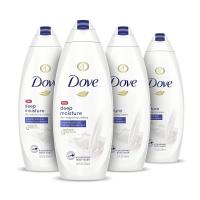 Dove Deep Moisturize Body Wash with Instant Soft Skin and Lasting Nourishment Formula 4 Ct - 22Oz (6