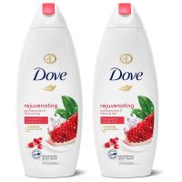 Dove go fresh Body Wash, Pomegranate and Lemon Verbena, 2Ct - 22 Fl. oz (650ml)