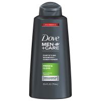 Dove Men+Care 2 in 1 Shampoo and Conditioner Fresh and Clean 25.4 oz (750ml)