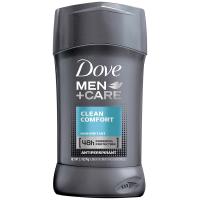 Dove Men+Care Antiperspirant & Deodorant, Clean Comfort 2.7 oz pack of 6