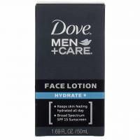 Dove Men+Care Face Lotion Hydrate Plus 1.69 oz 2 pack - 1.69 Fl Oz (50ml)