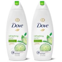 Dove Refreshing Body Wash Revitalizes and Refreshes Skin,2 Ct -  22 Fl. Oz (650ml)
