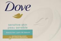 Dove Sensitive Skin Bath Bars Unscented, 6 Count - 24Oz (680g)