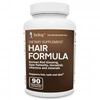 Dr. Berg’s All in One Advanced Hair Formula Hair Growth Vitamins for Men & Women - 90 Vcaps