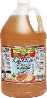 Dynamic Health Organic Raw Apple Cider Vinegar, Apple Cider Raw Circa - 128 Fl.Oz (3.7Ltr)